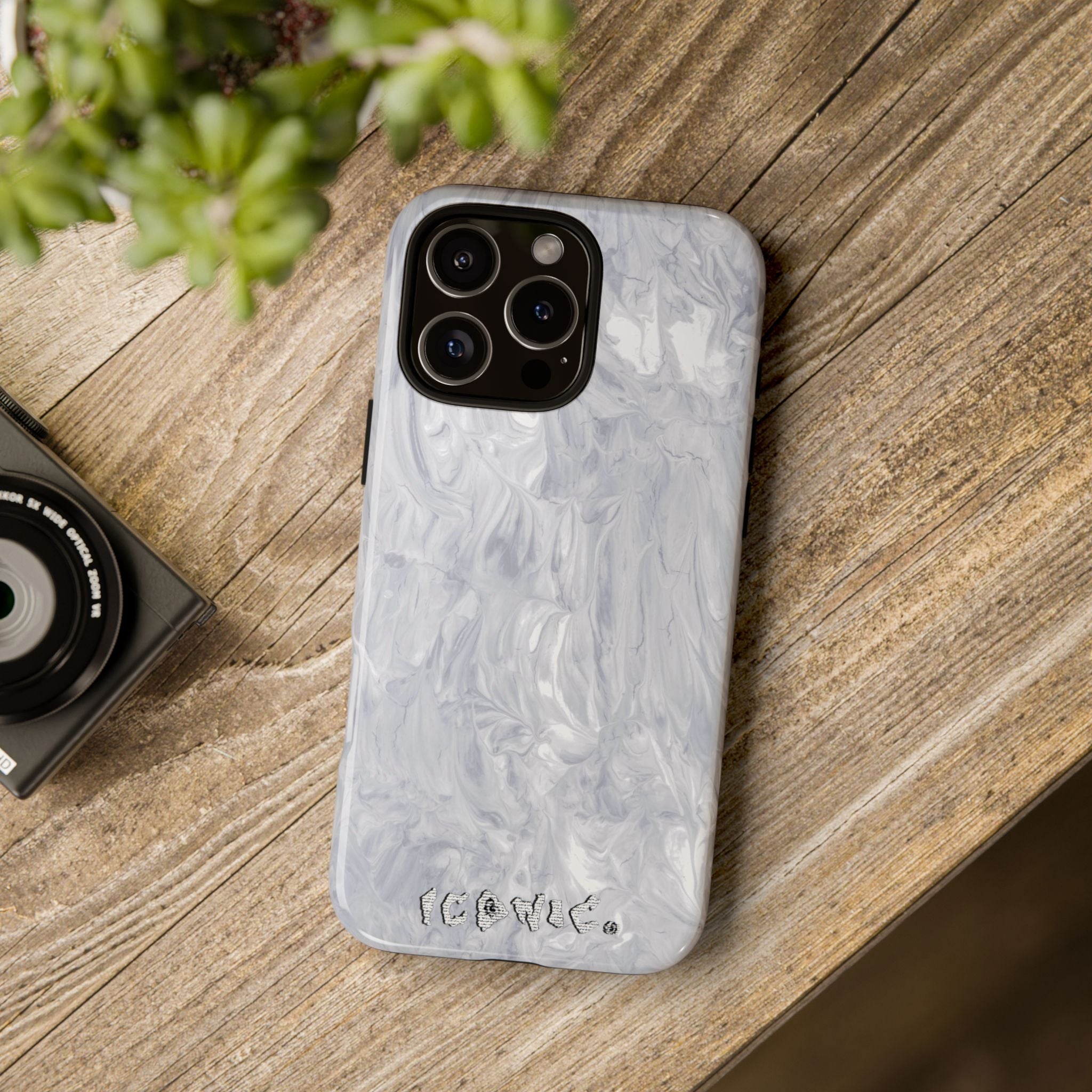 Silver Marble Tough Cases