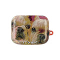 Pink Frenchie AirPods Case