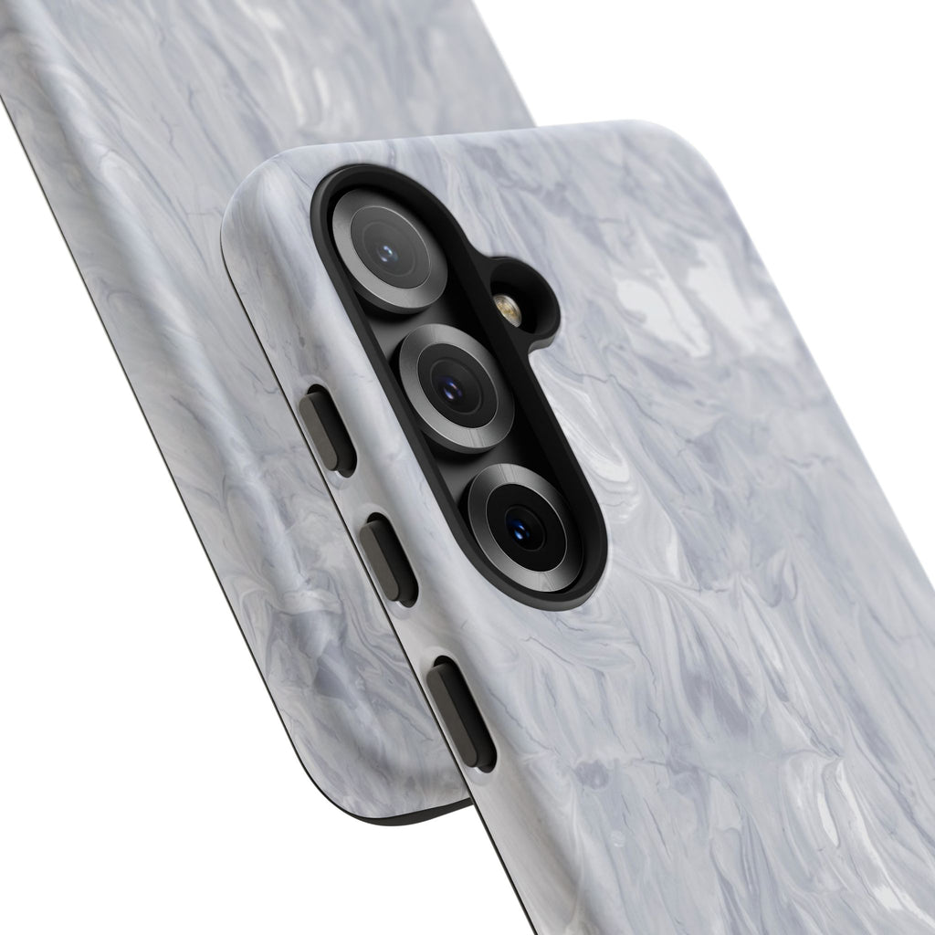 Silver Marble Tough Cases
