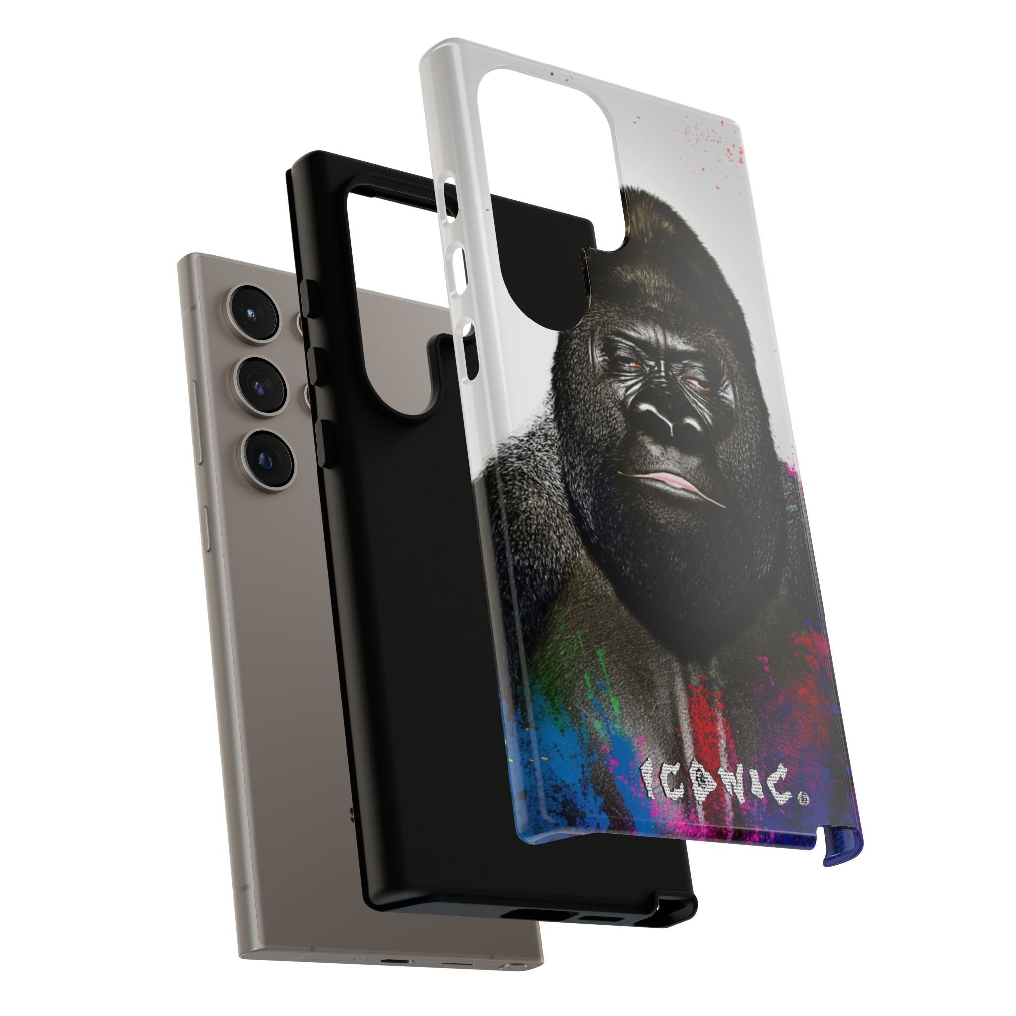 Iconic Animals Silver Back Tough Cases