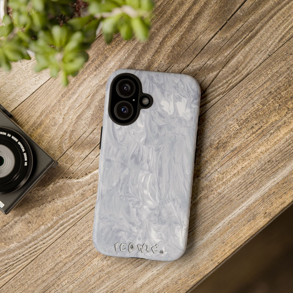 Silver Marble Tough Cases