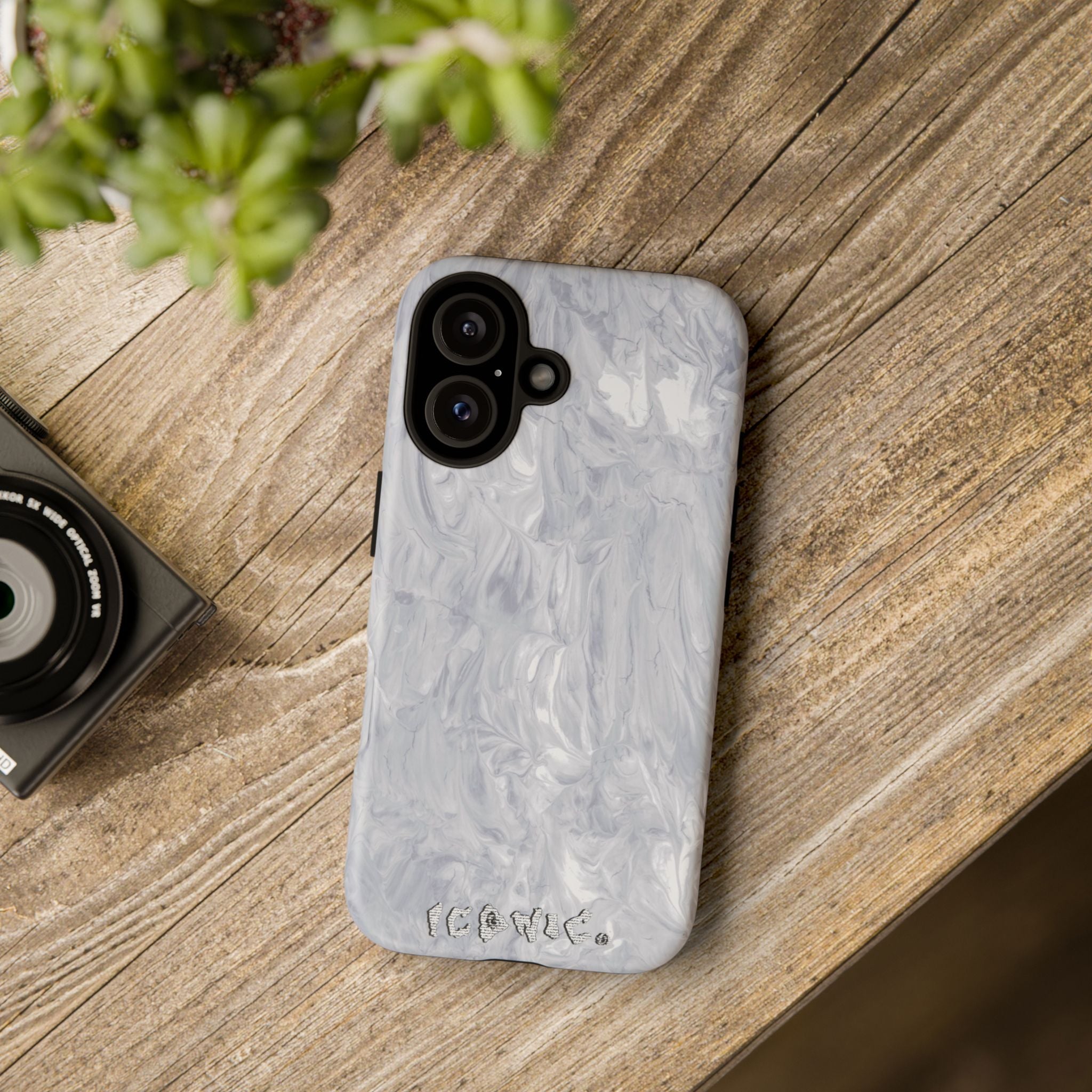 Silver Marble Tough Cases