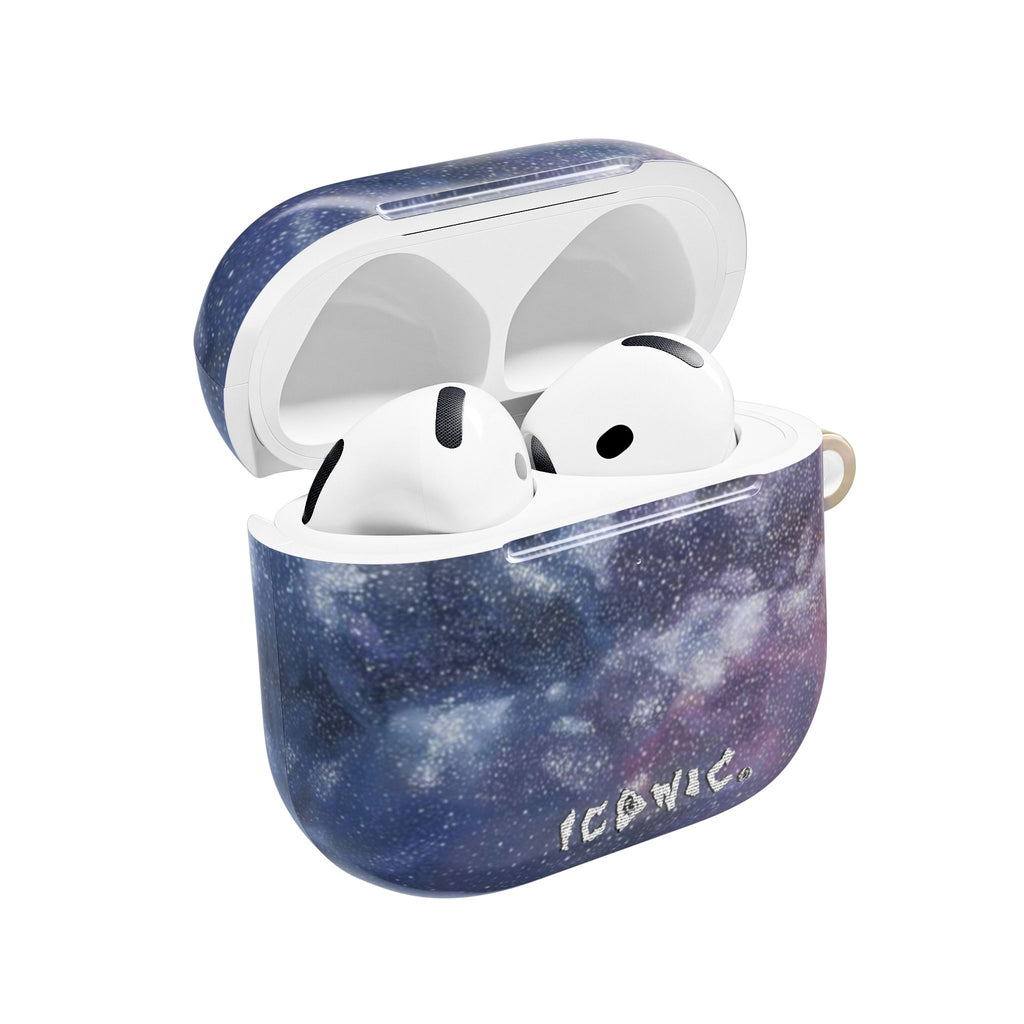 Purple Galaxy AirPod Cases