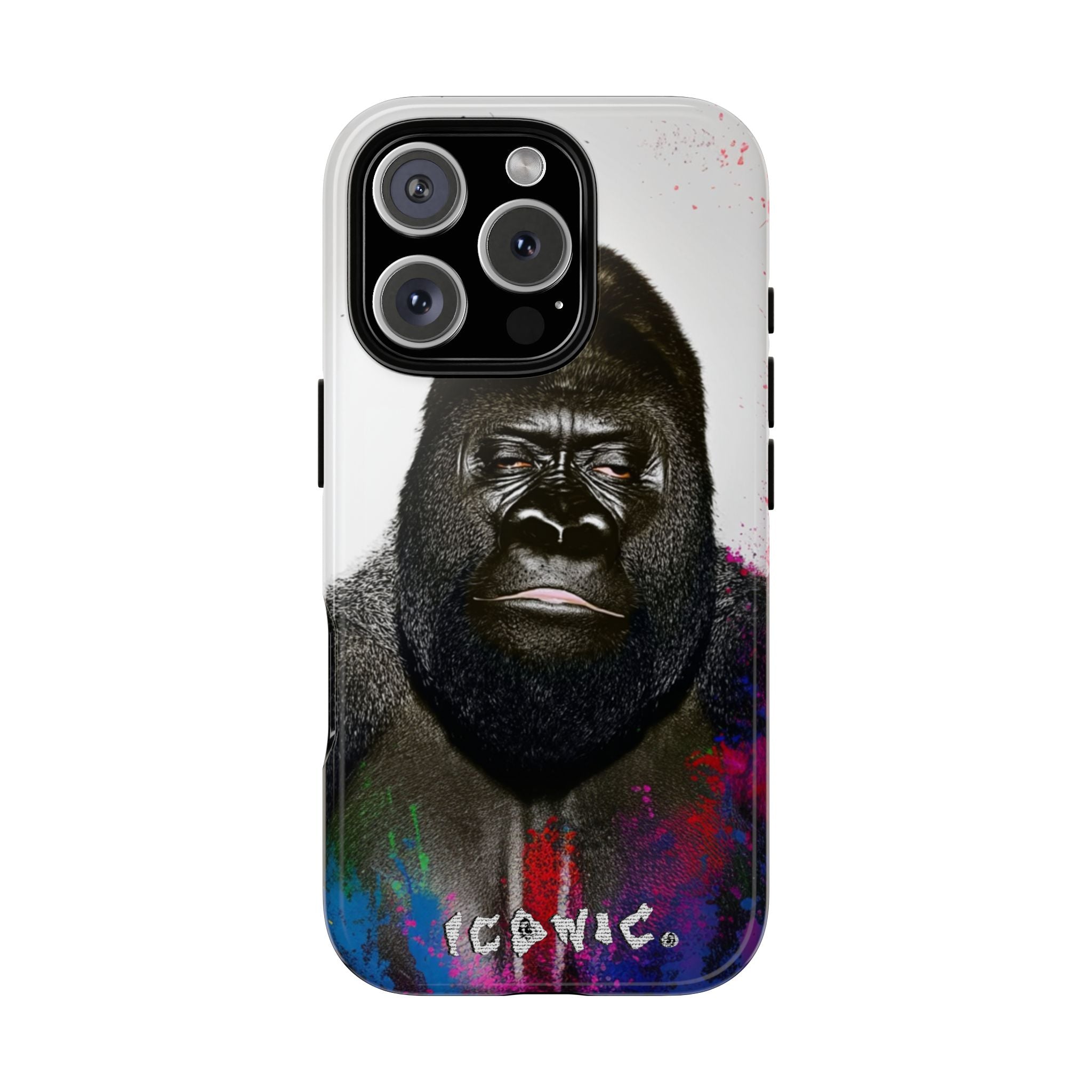 Iconic Animals Silver Back Tough Cases