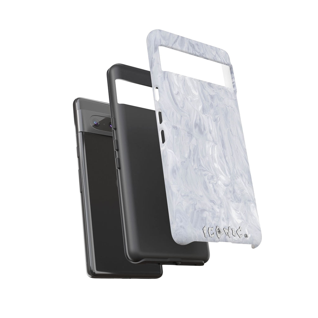 Silver Marble Tough Cases