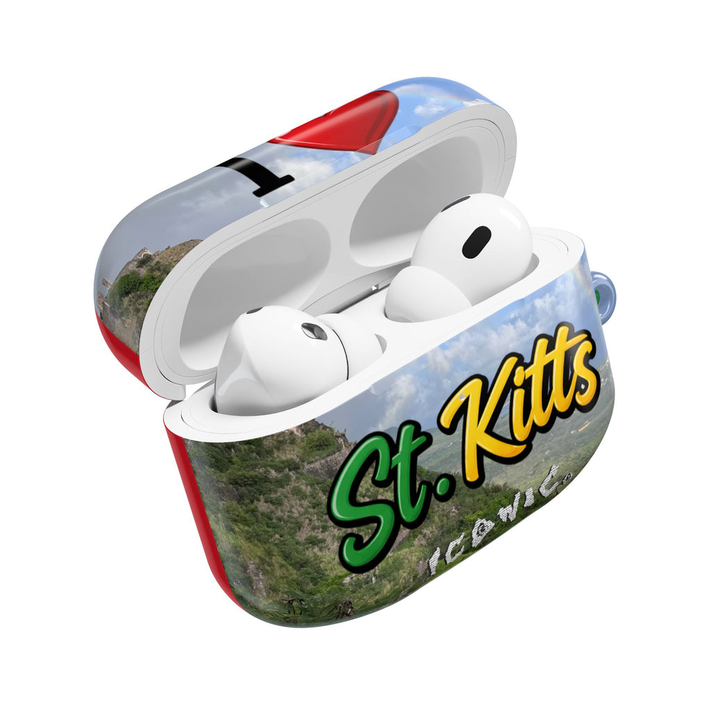 Iconic I Heart St. Kitts AirPods Case