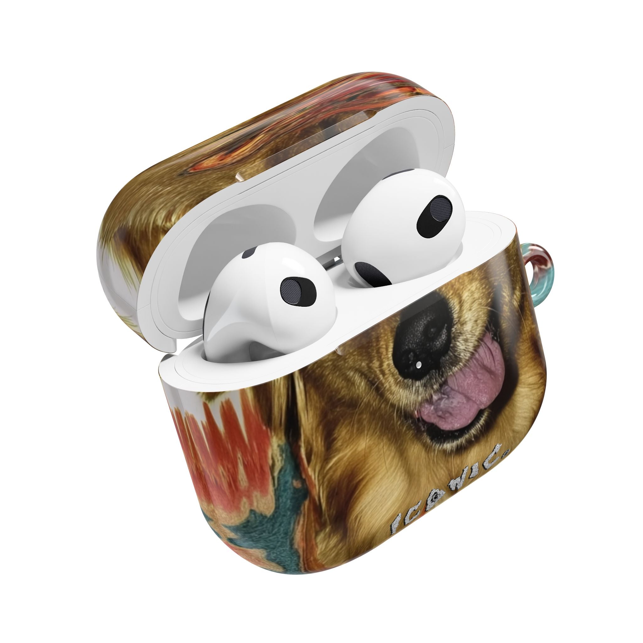 Iconic Animals Golden Retriever AirPods Case