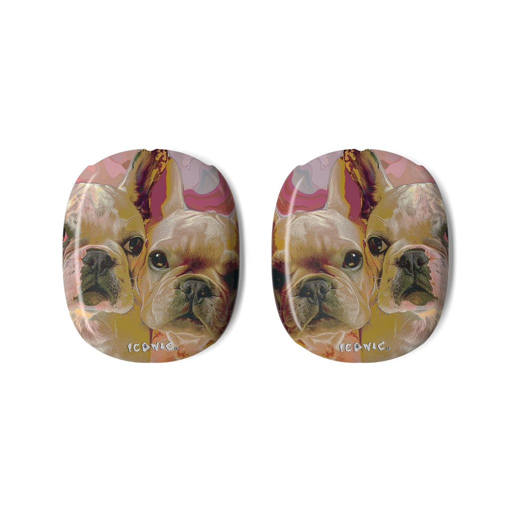 Pink Frenchie AirPods Max Shell Case