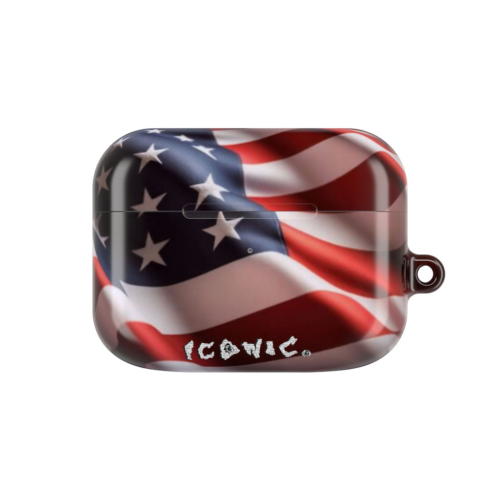 Iconic Flag USA AirPods Case
