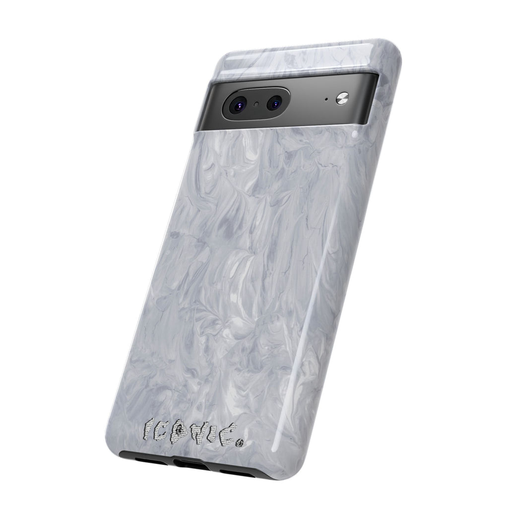 Silver Marble Tough Cases