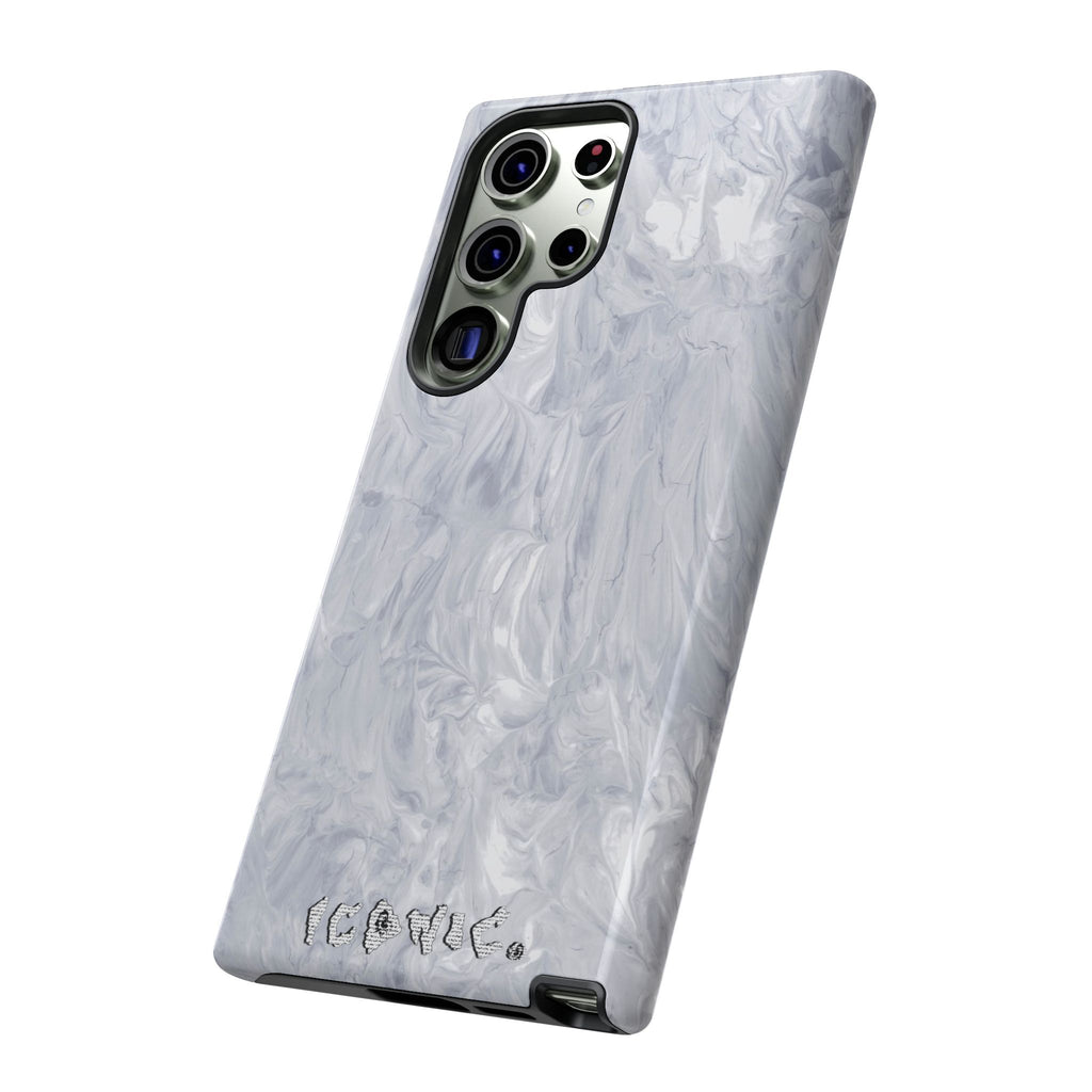 Silver Marble Tough Cases