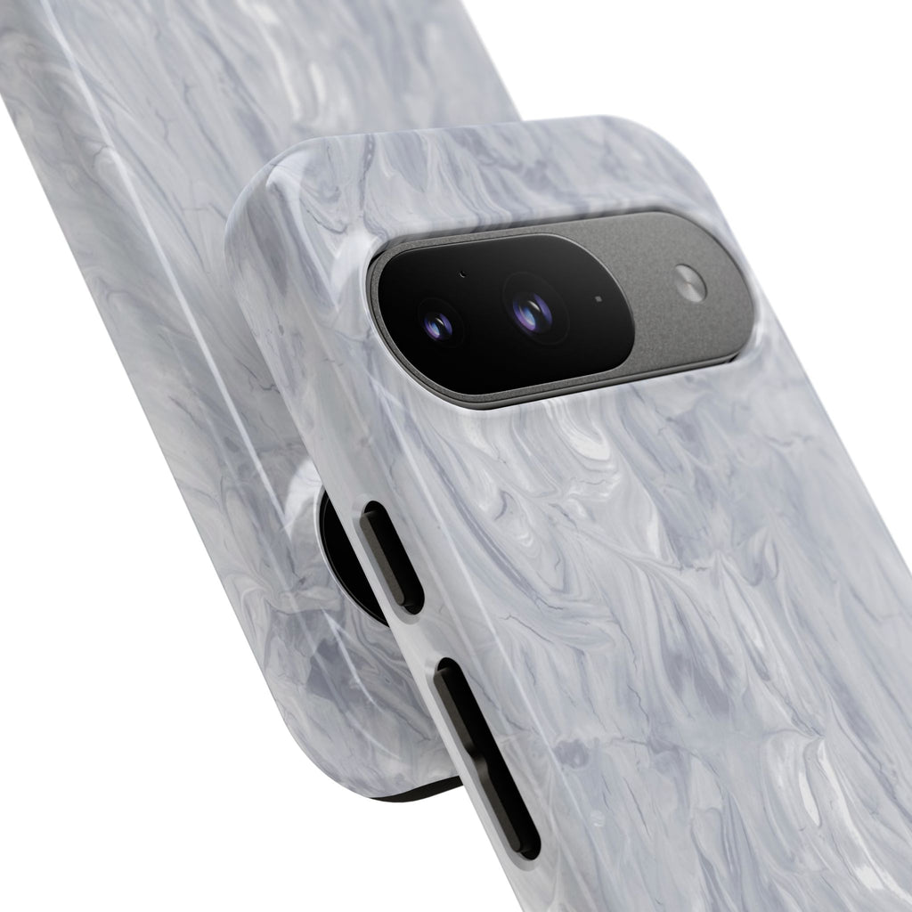 Silver Marble Tough Cases
