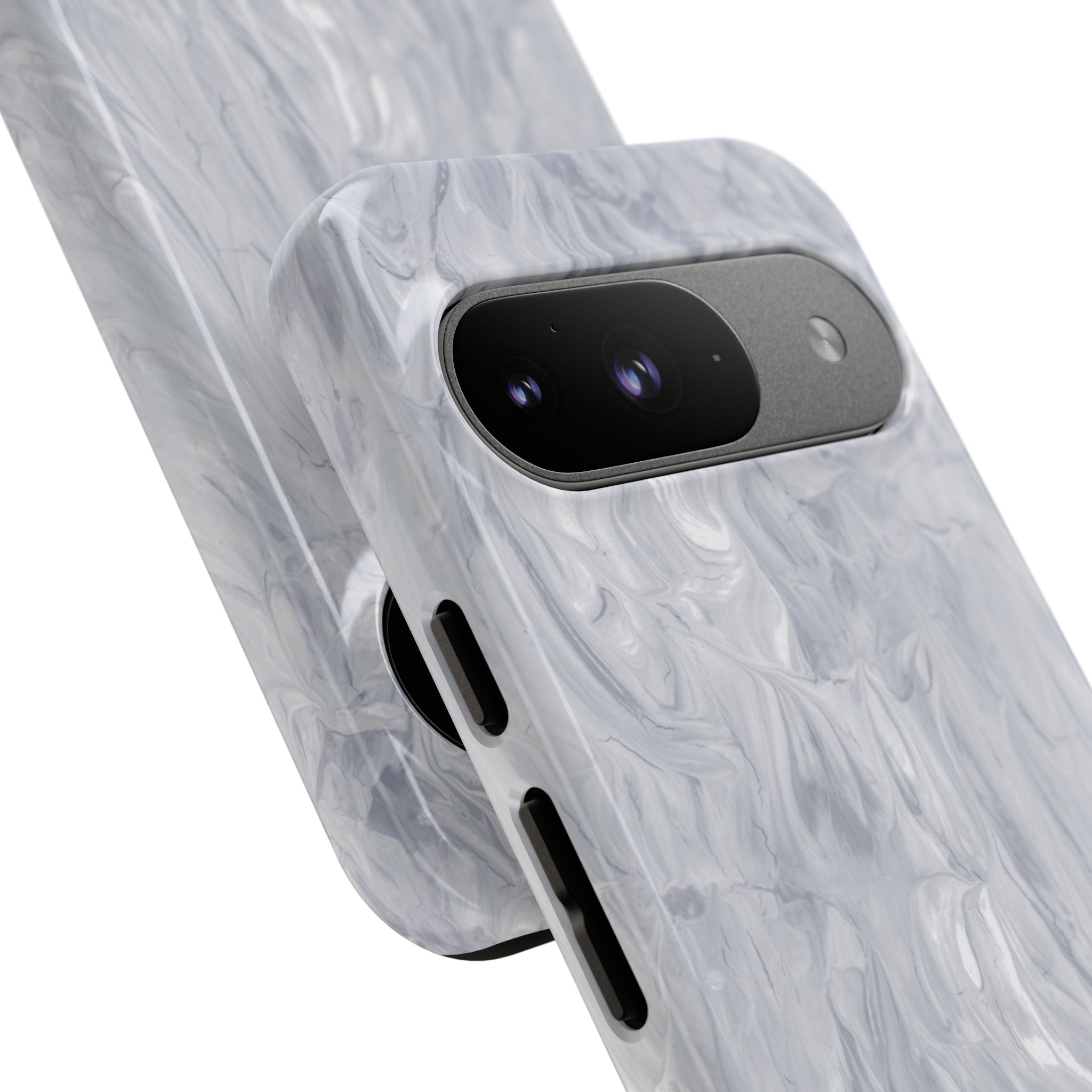 Silver Marble Tough Cases