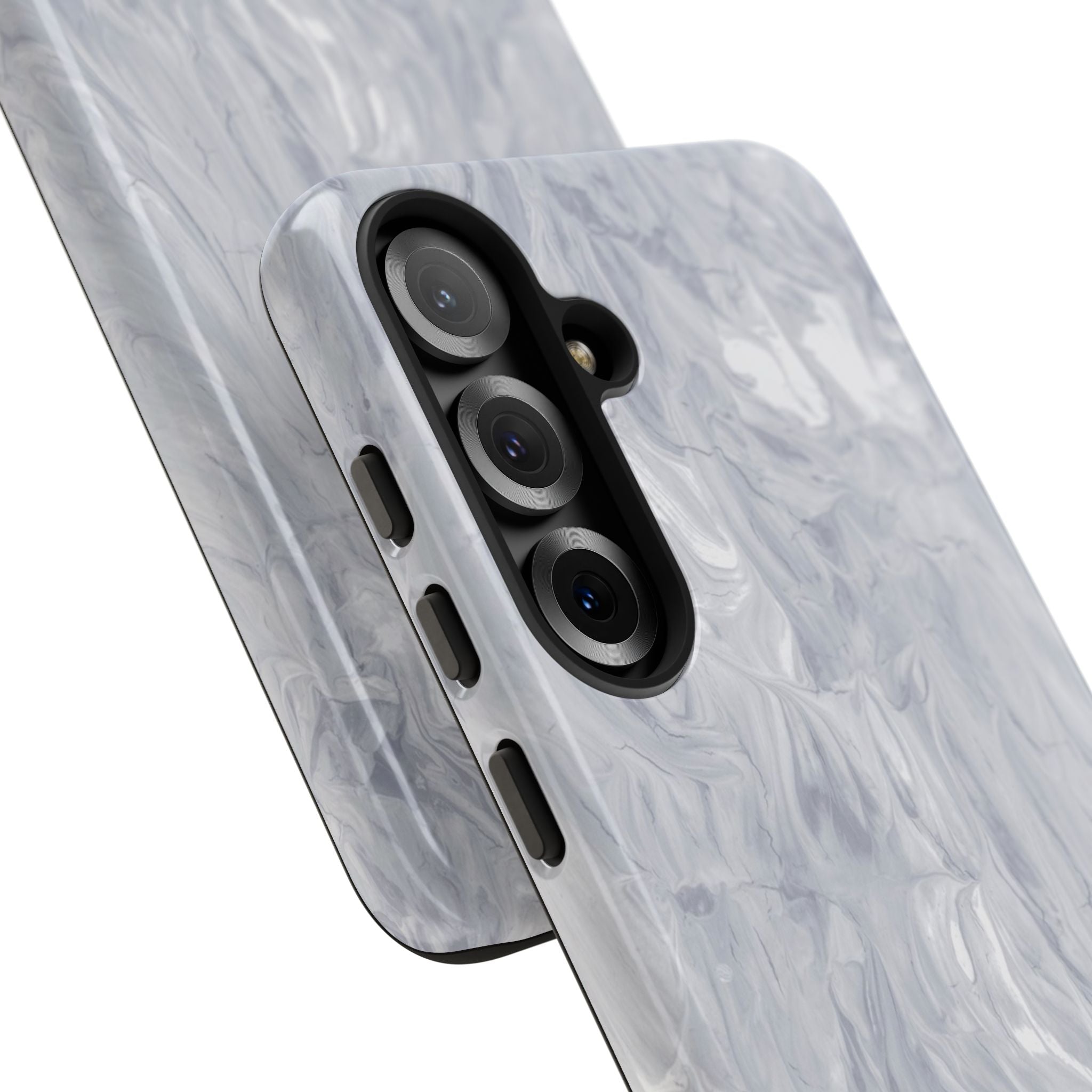 Silver Marble Tough Cases