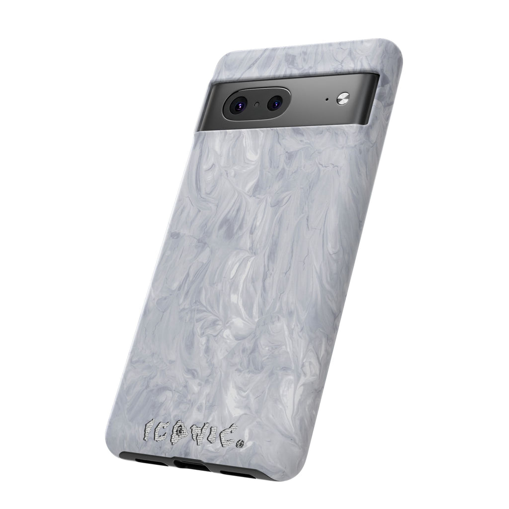Silver Marble Tough Cases