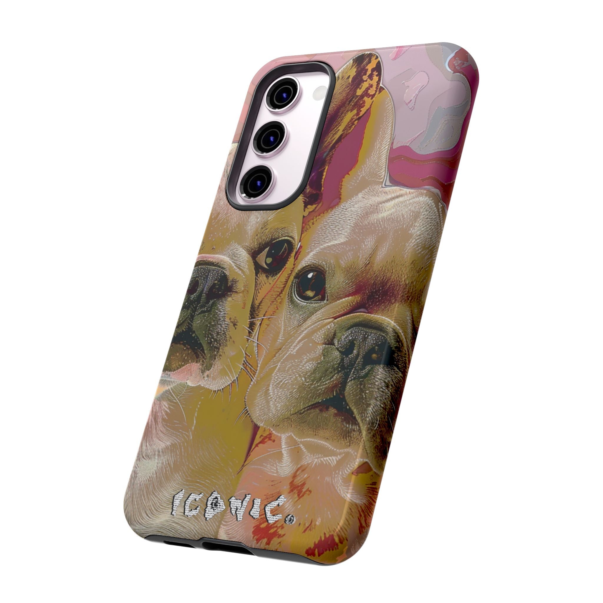 Pink Frenchie Tough Cases