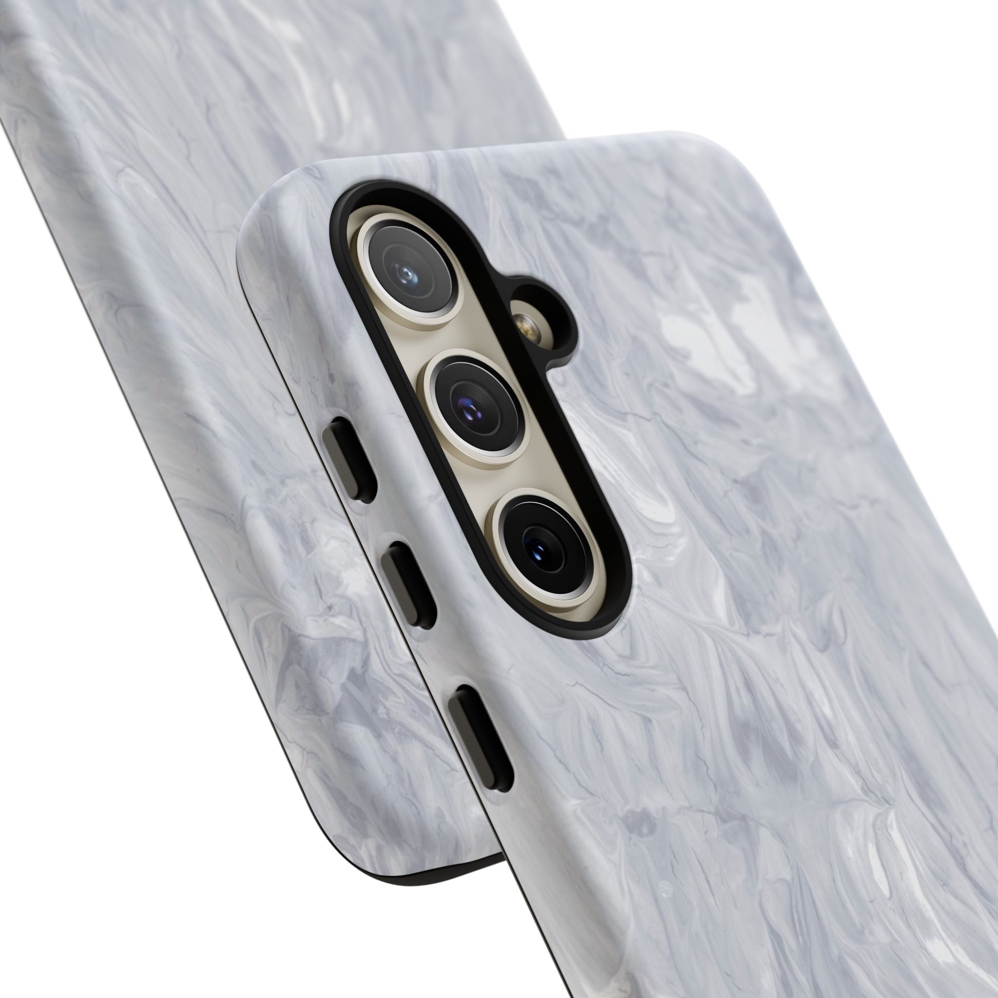 Silver Marble Tough Cases