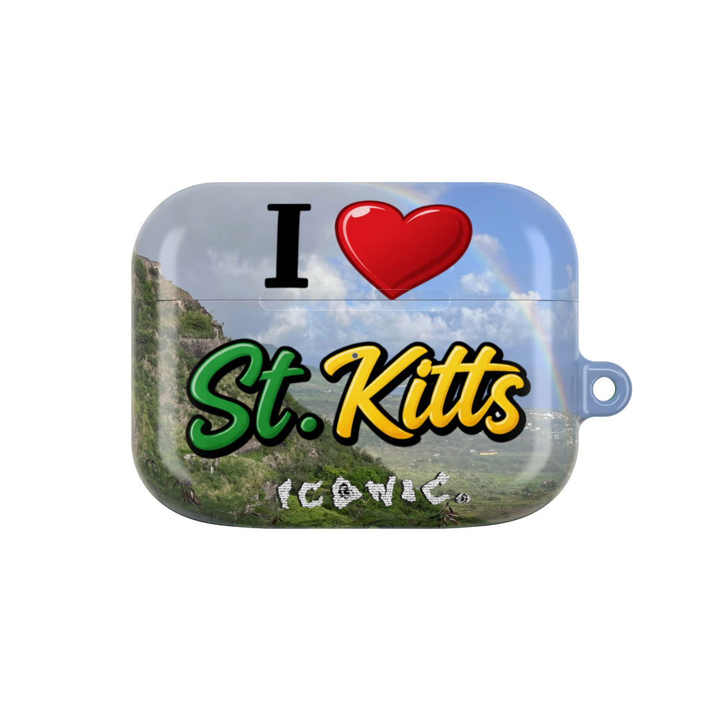 Iconic I Heart St. Kitts AirPods Case