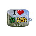 Iconic I Heart St. Kitts AirPods Case