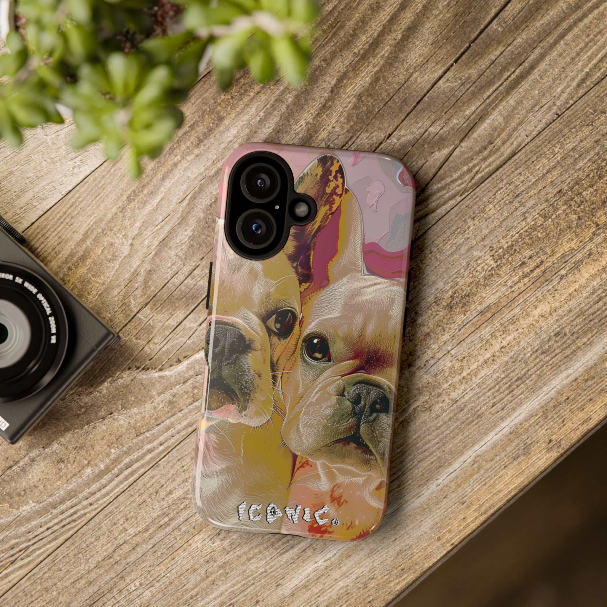 Pink Frenchie Tough Cases