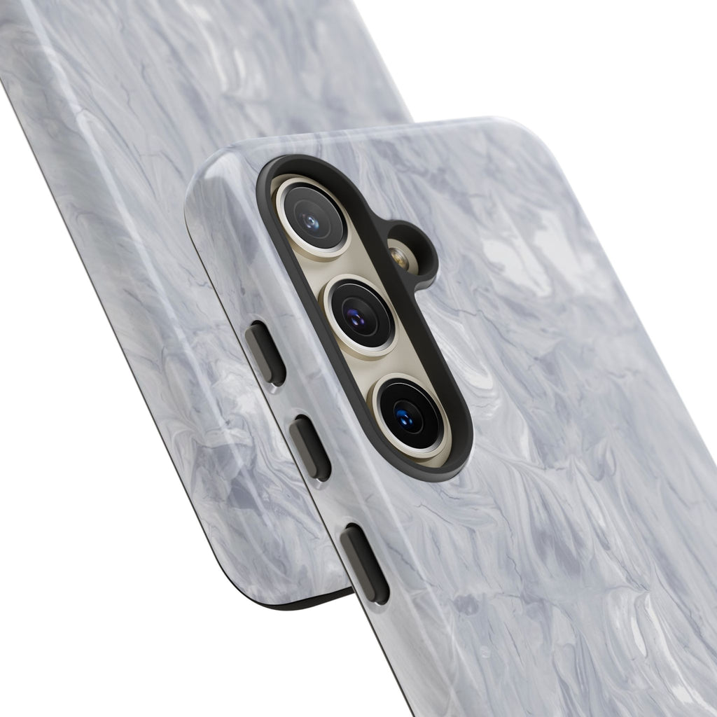 Silver Marble Tough Cases
