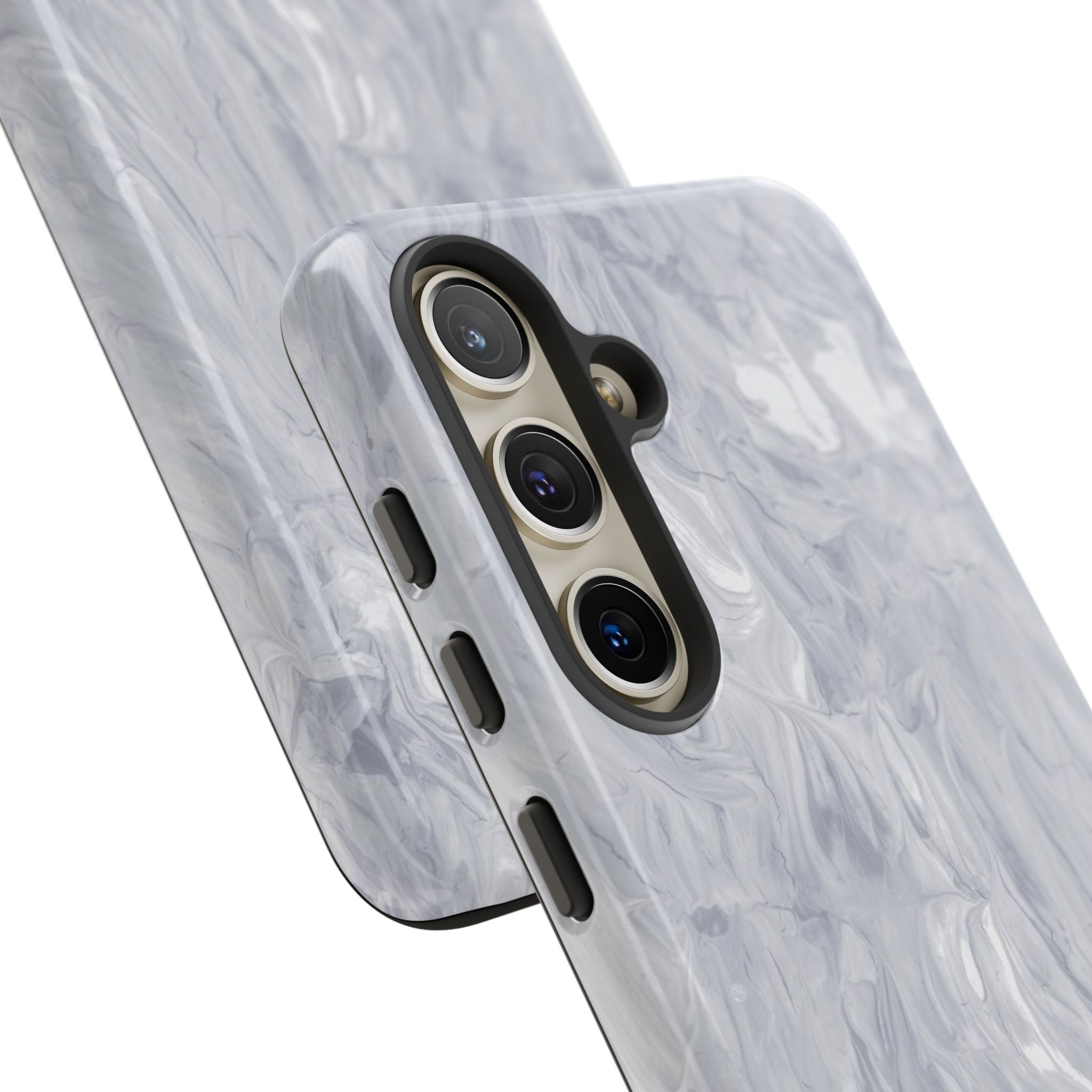 Silver Marble Tough Cases