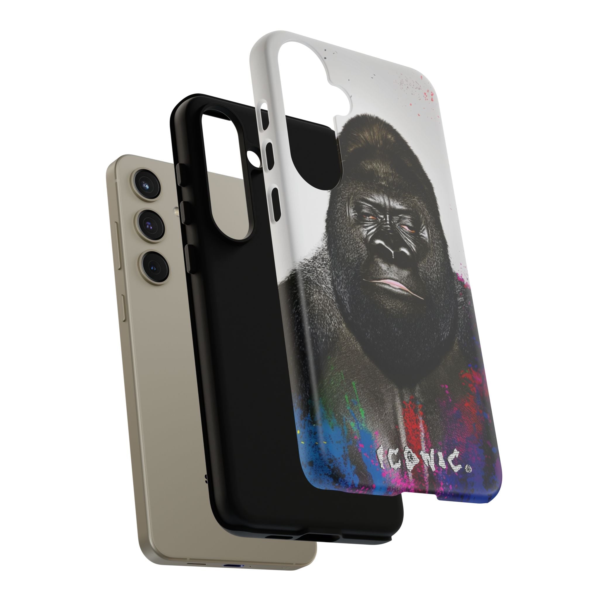 Iconic Animals Silver Back Tough Cases