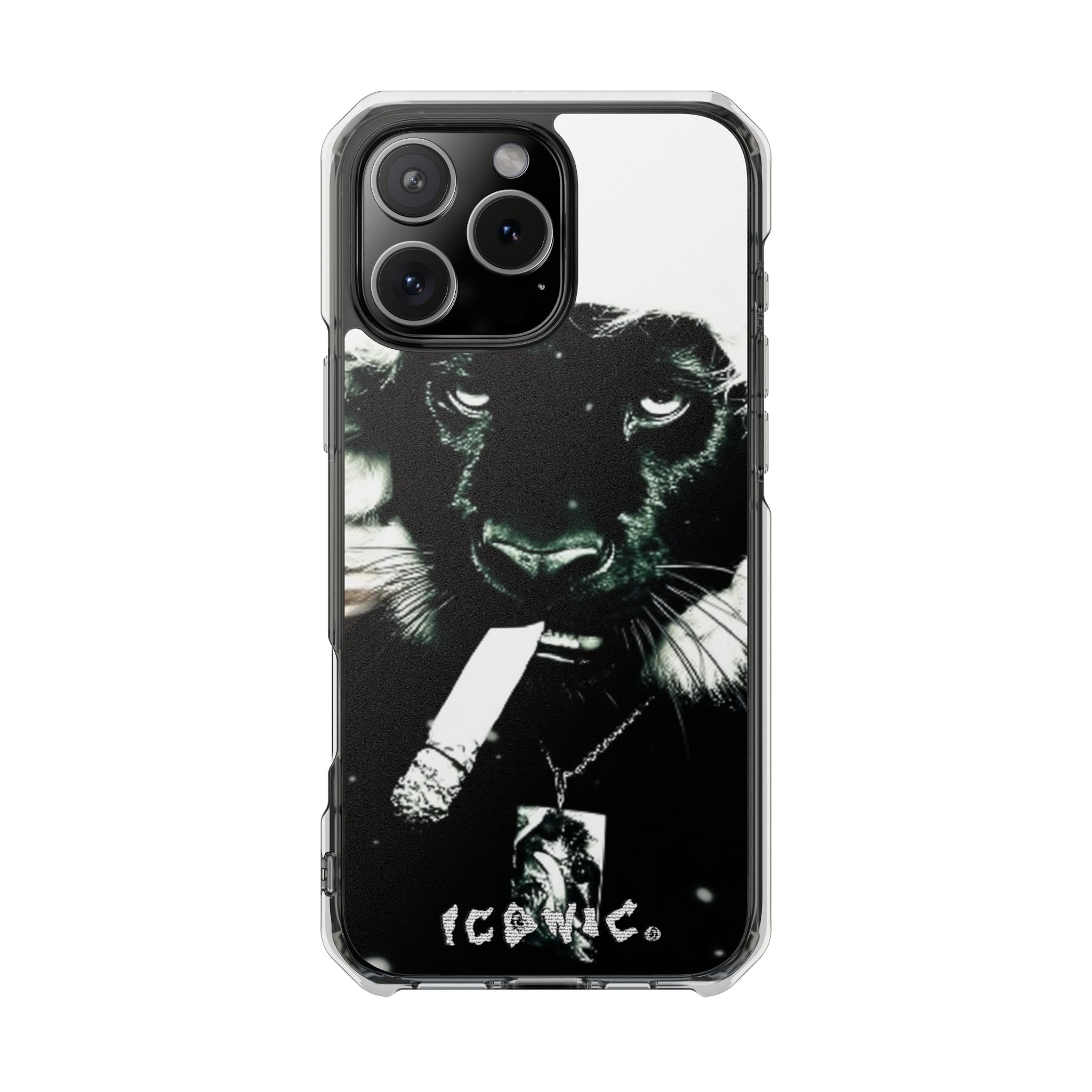 Iconic Animals Black Panther Magsafe Impact Cases