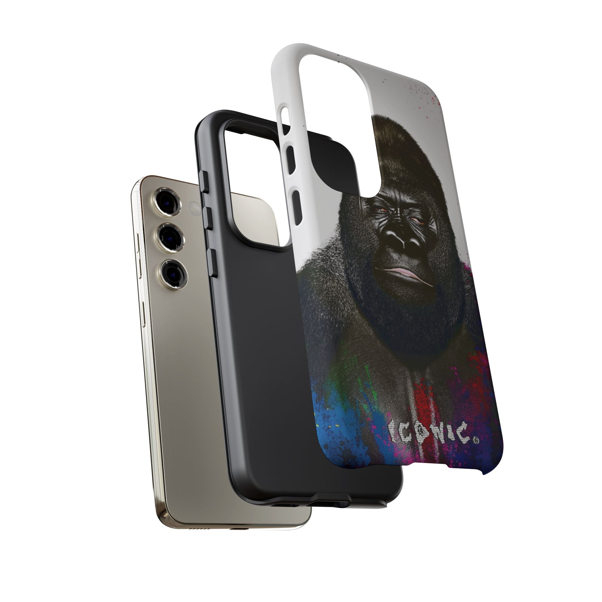 Iconic Animals Silver Back Tough Cases