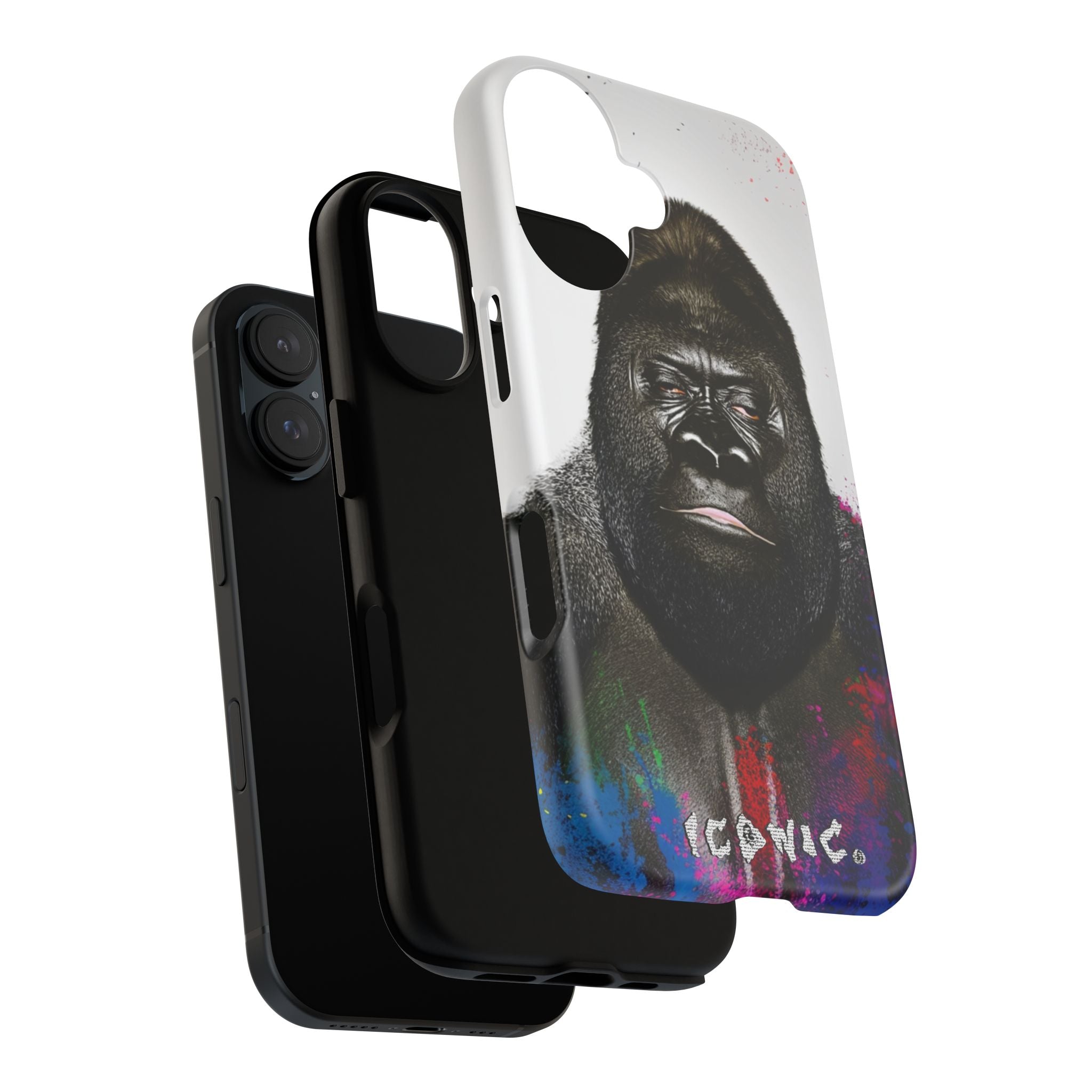 Iconic Animals Silver Back Tough Cases