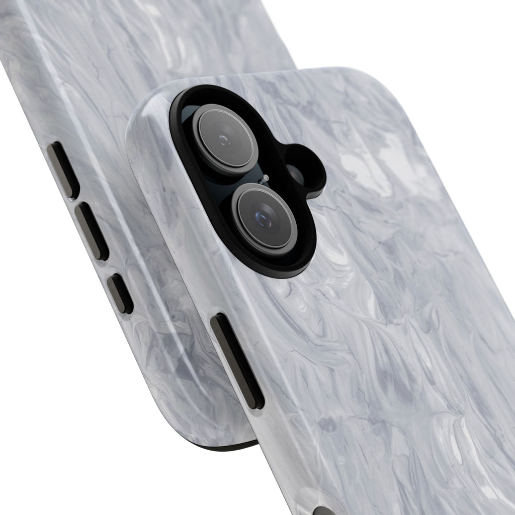 Silver Marble Tough Cases