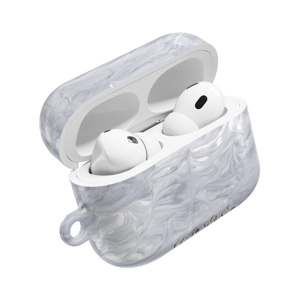 Silver Marble AirPod Cases