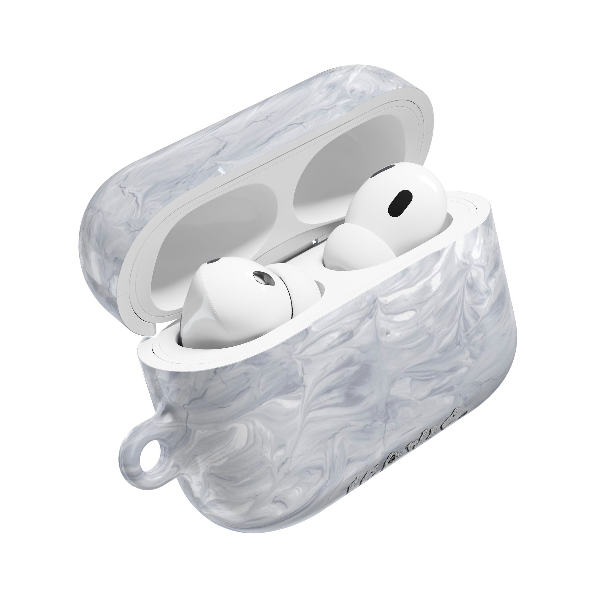 Silver Marble AirPod Cases