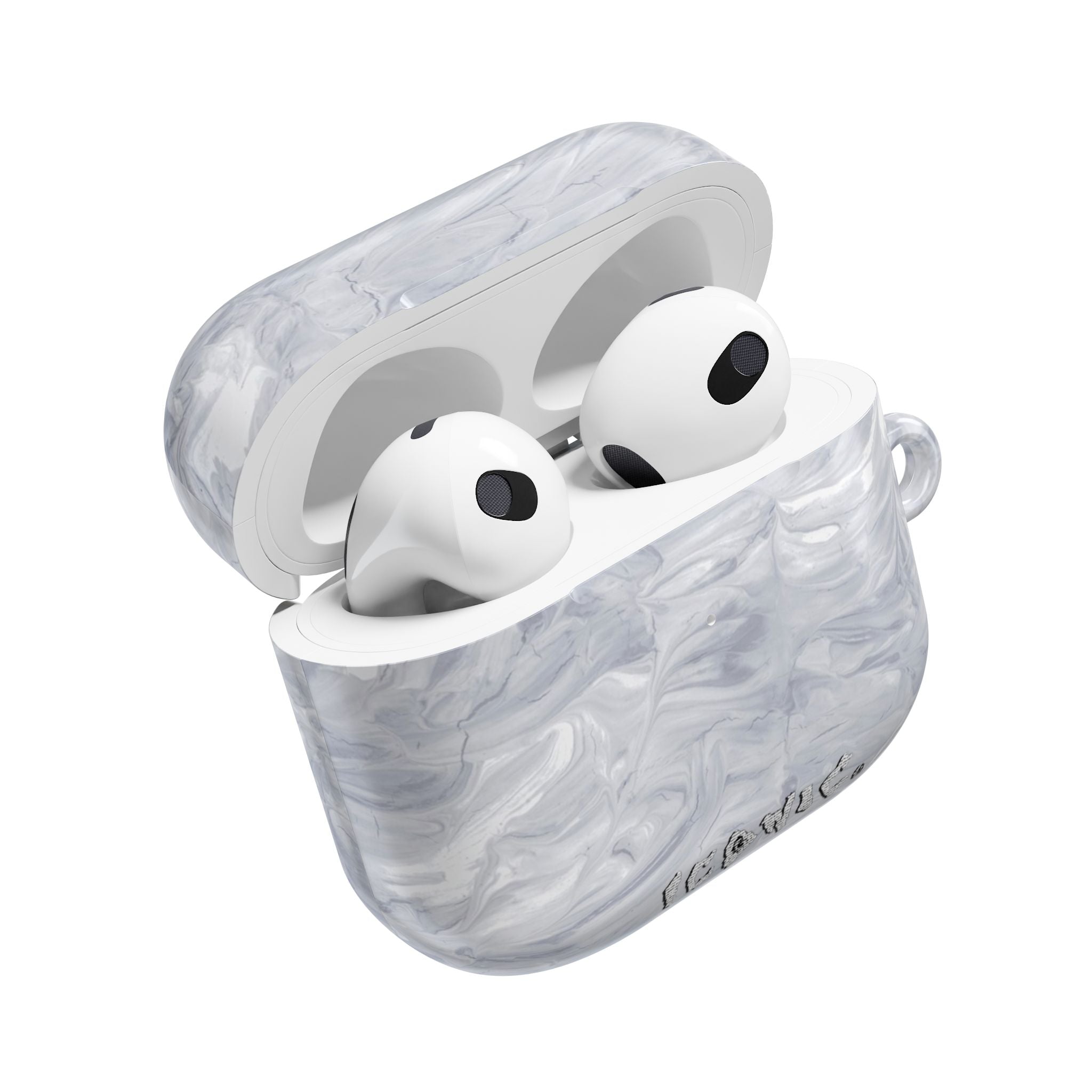 Silver Marble AirPod Cases