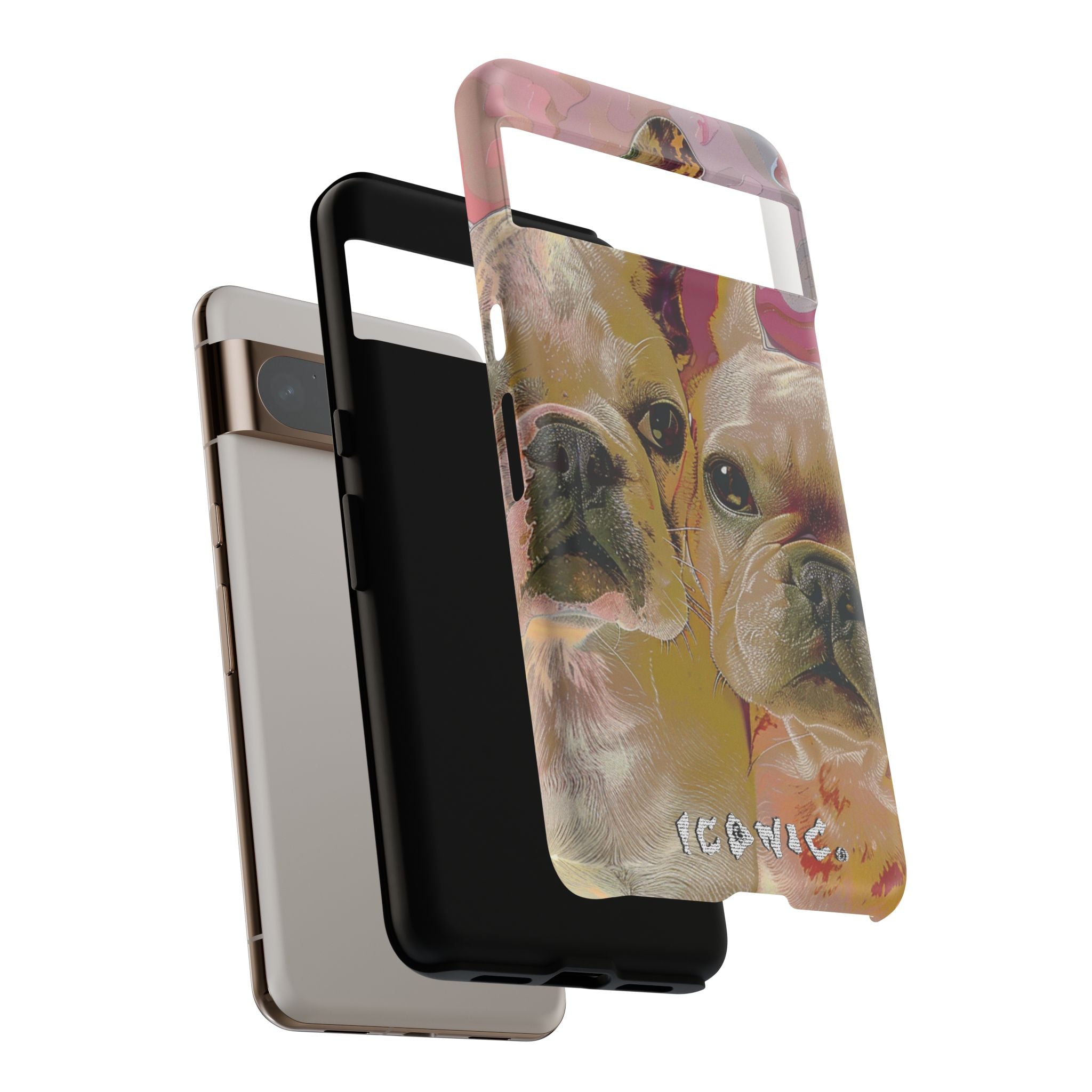 Pink Frenchie Tough Cases