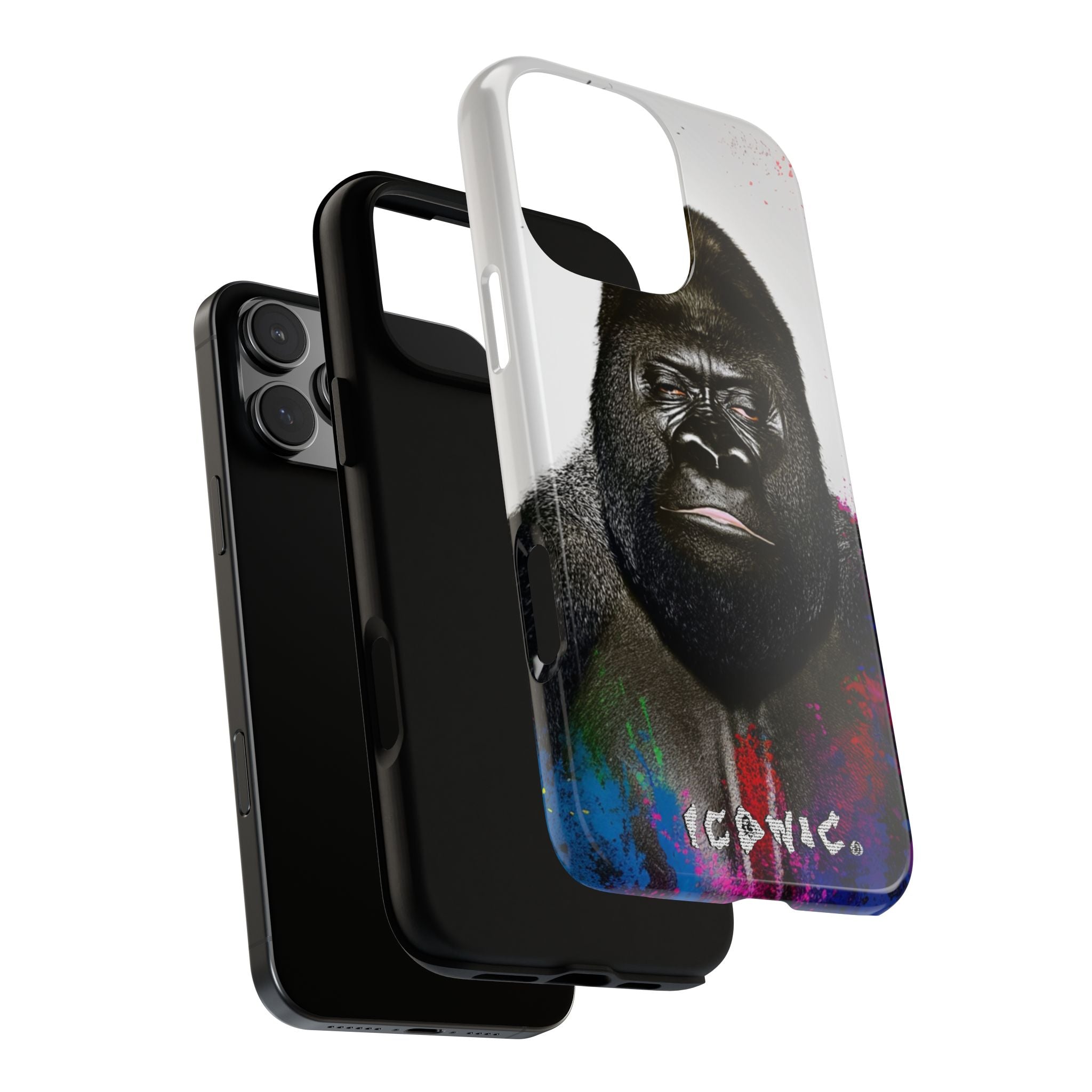Iconic Animals Silver Back Tough Cases