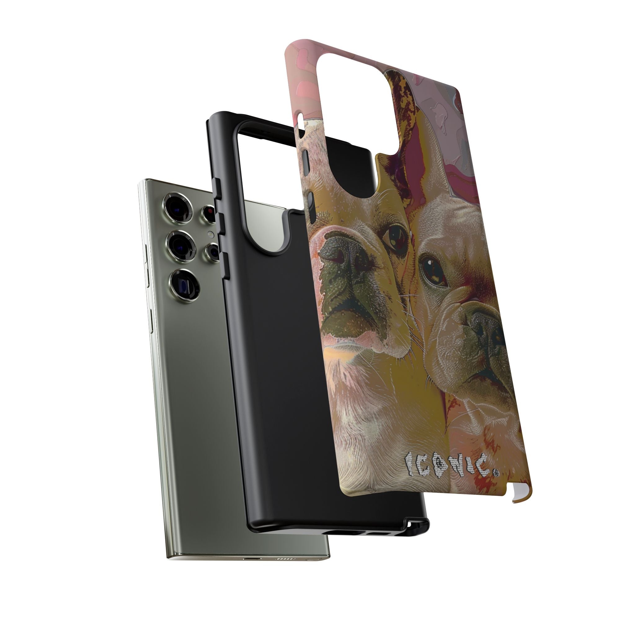 Pink Frenchie Tough Cases