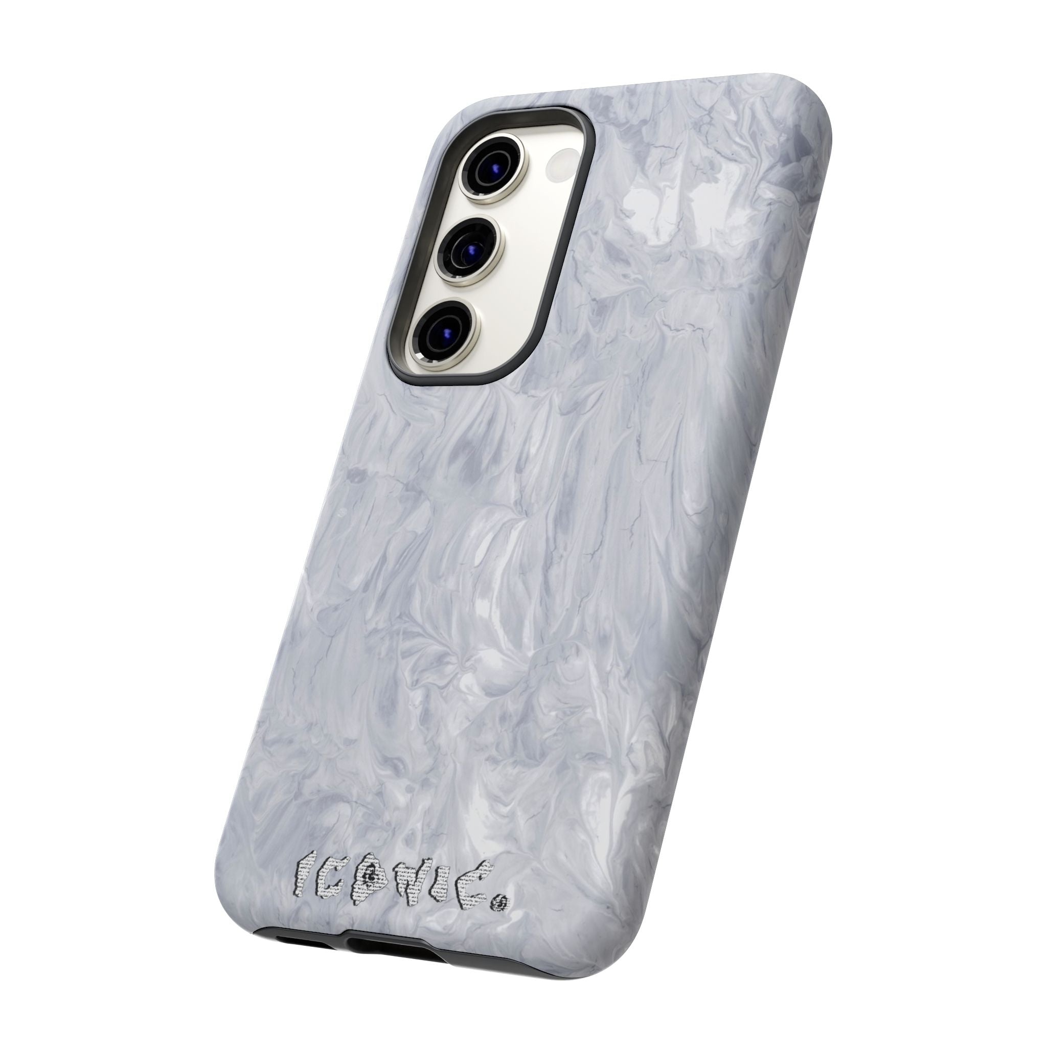 Silver Marble Tough Cases