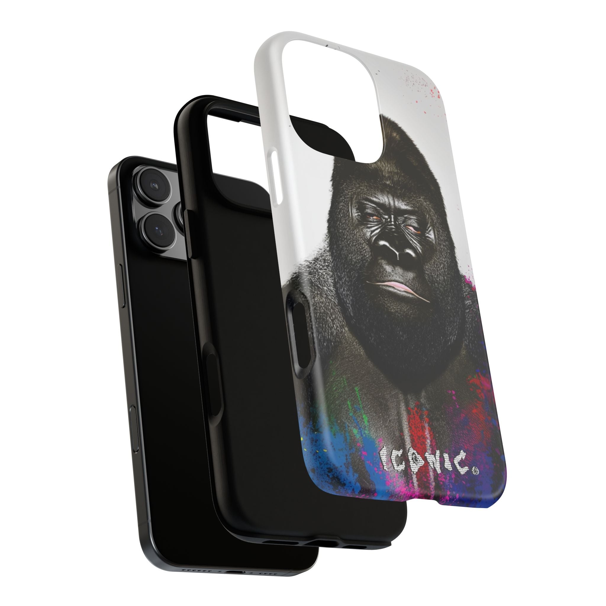 Iconic Animals Silver Back Tough Cases