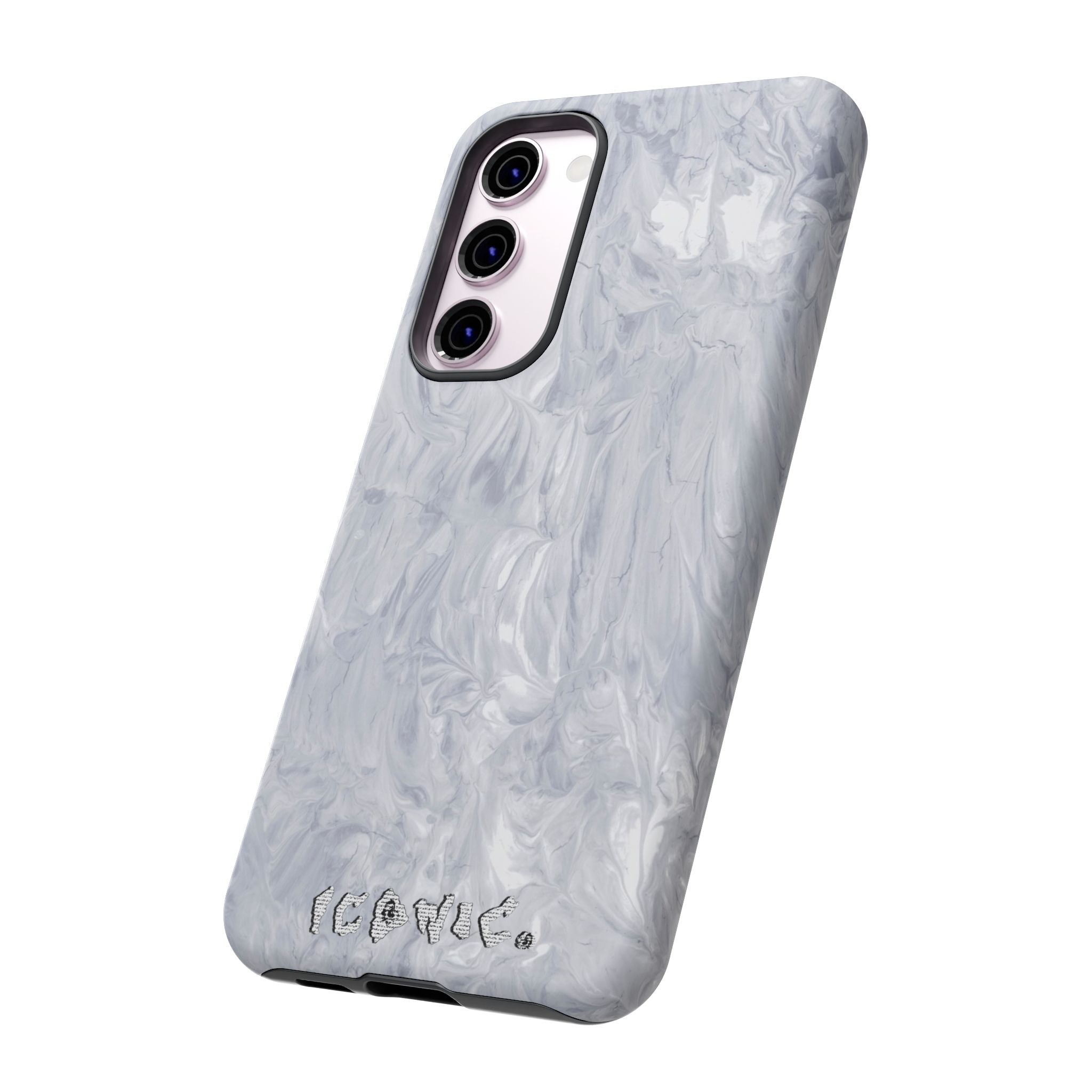 Silver Marble Tough Cases