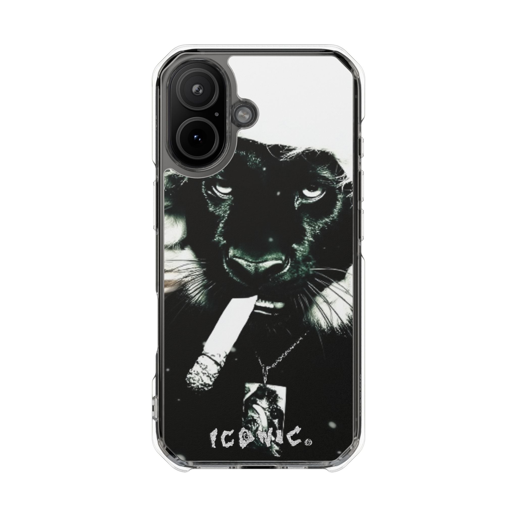 Iconic Animals Black Panther Magsafe Impact Cases