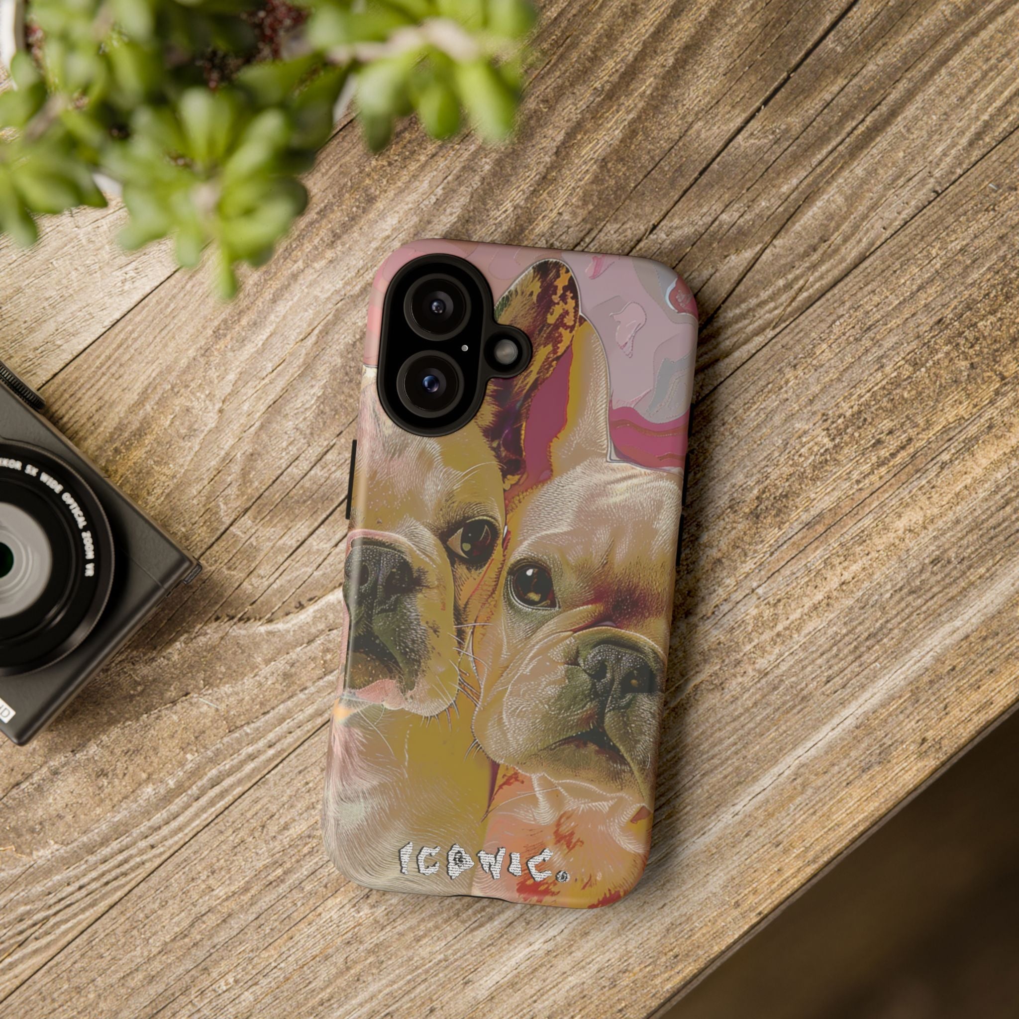 Pink Frenchie Tough Cases
