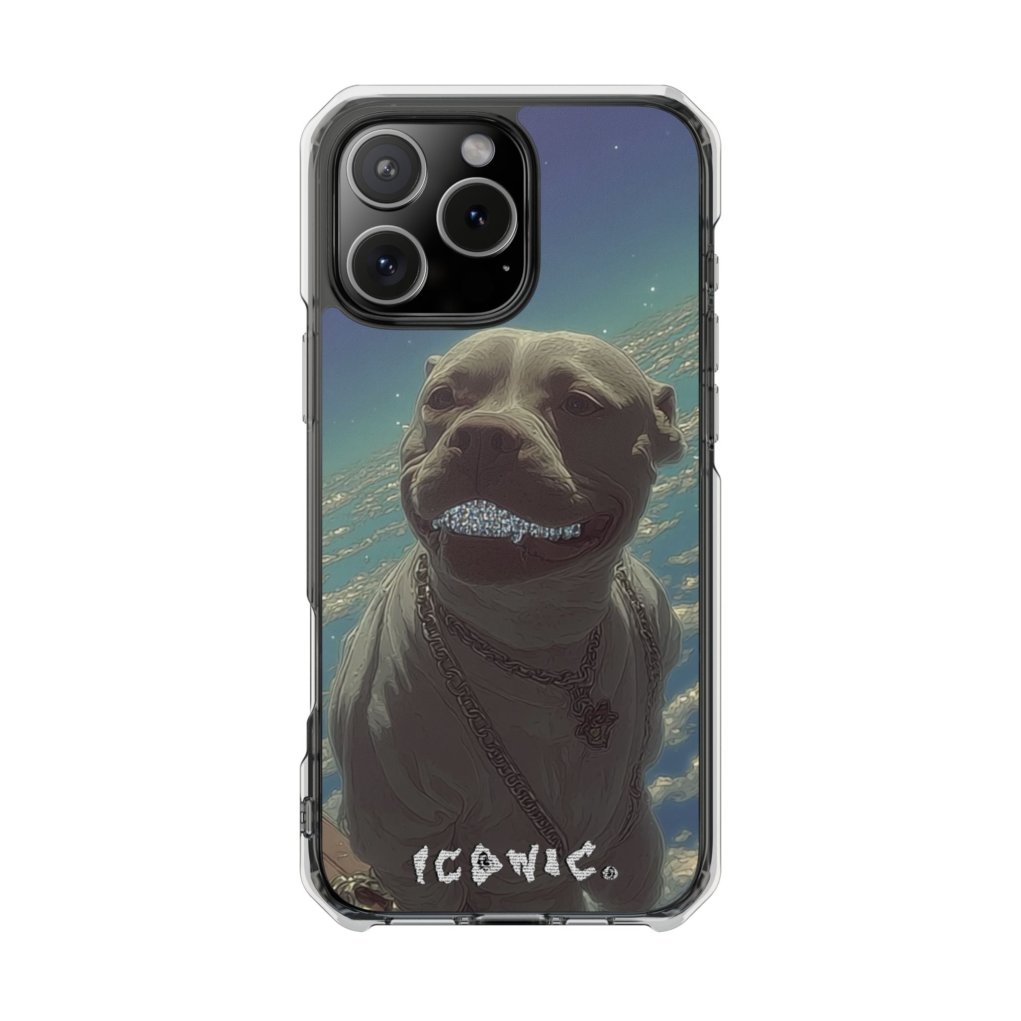 Iconic Animals Pitbull Magsafe Impact Cases