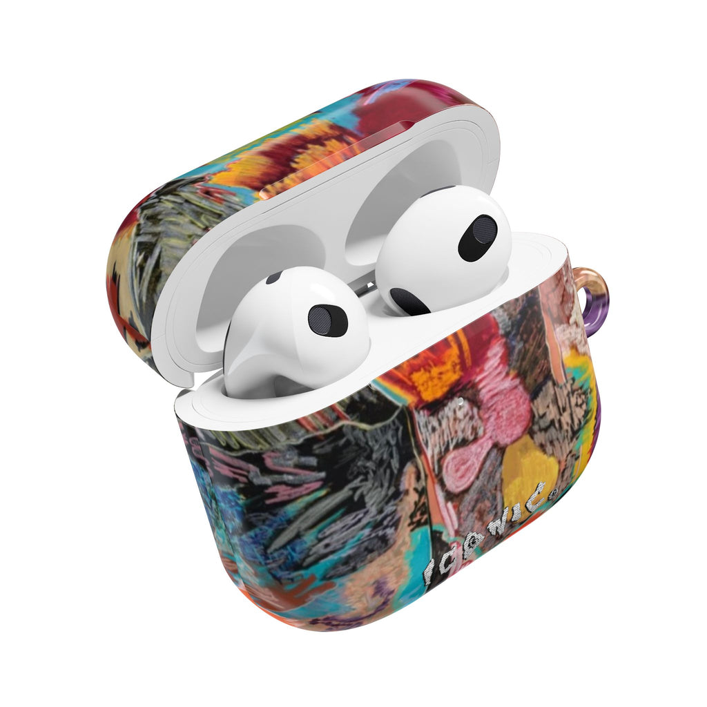 Peacock Vomit AirPod Cases