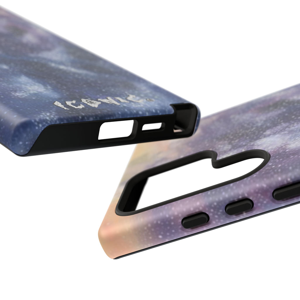 Purple Galaxy Tough Cases