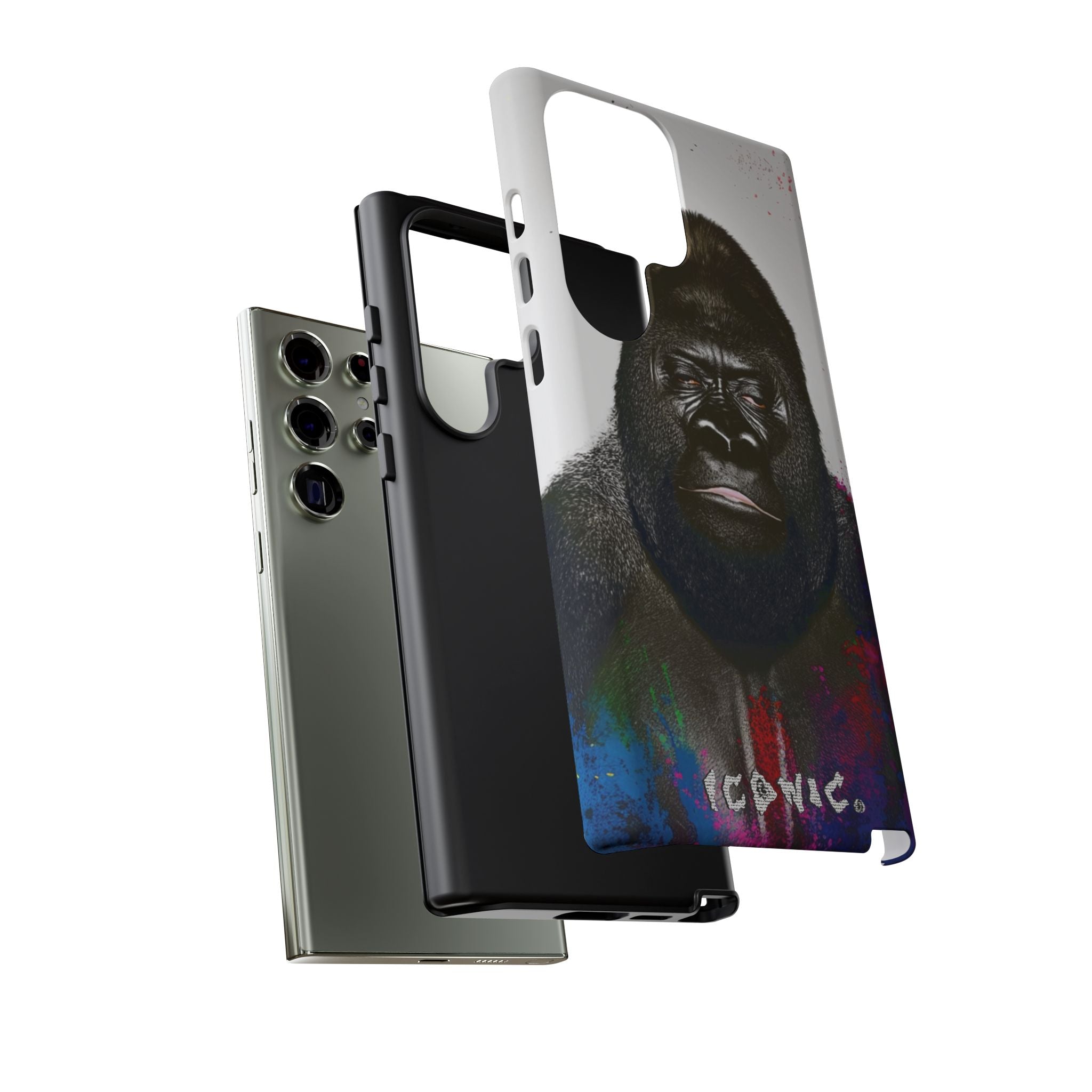 Iconic Animals Silver Back Tough Cases