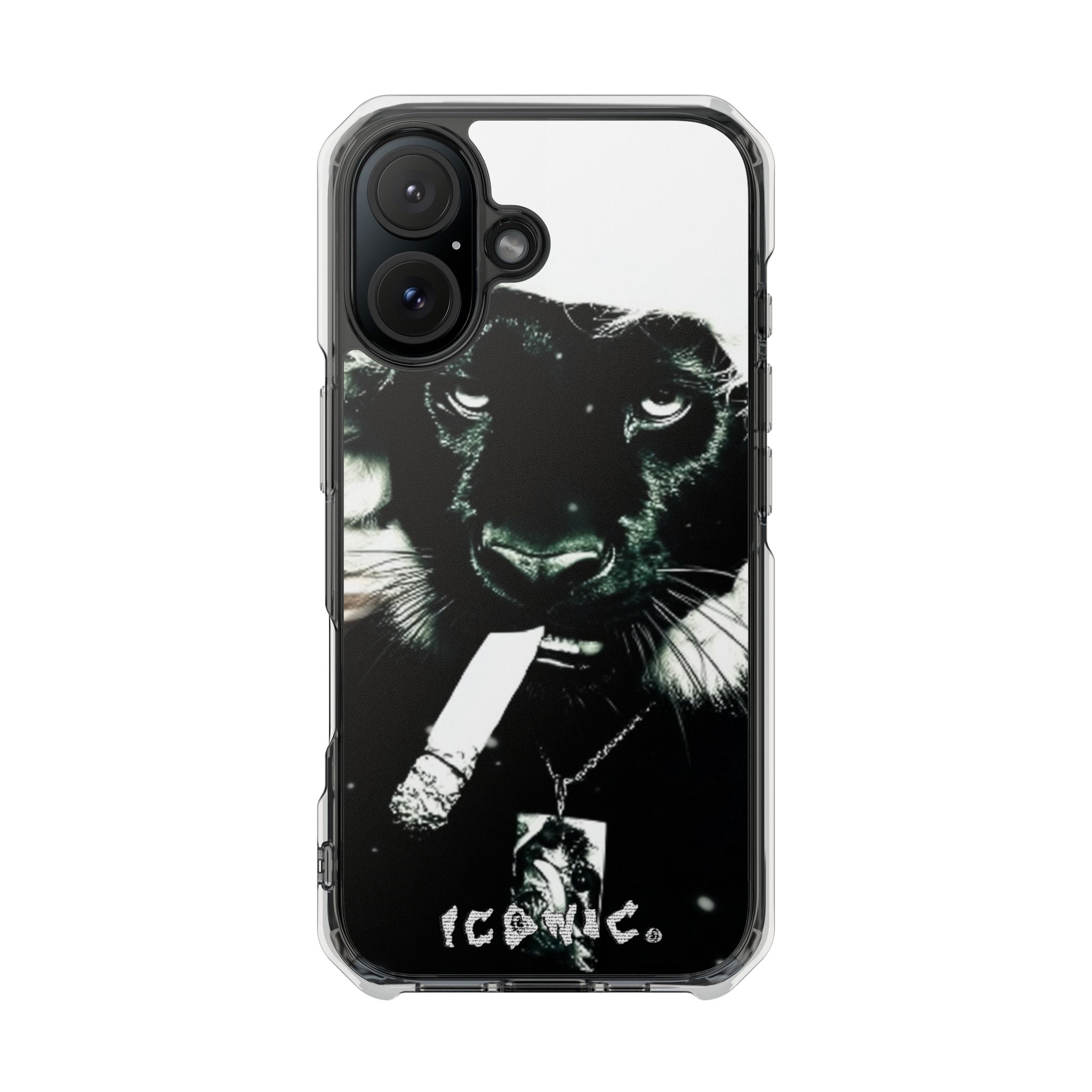 Iconic Animals Black Panther Magsafe Impact Cases
