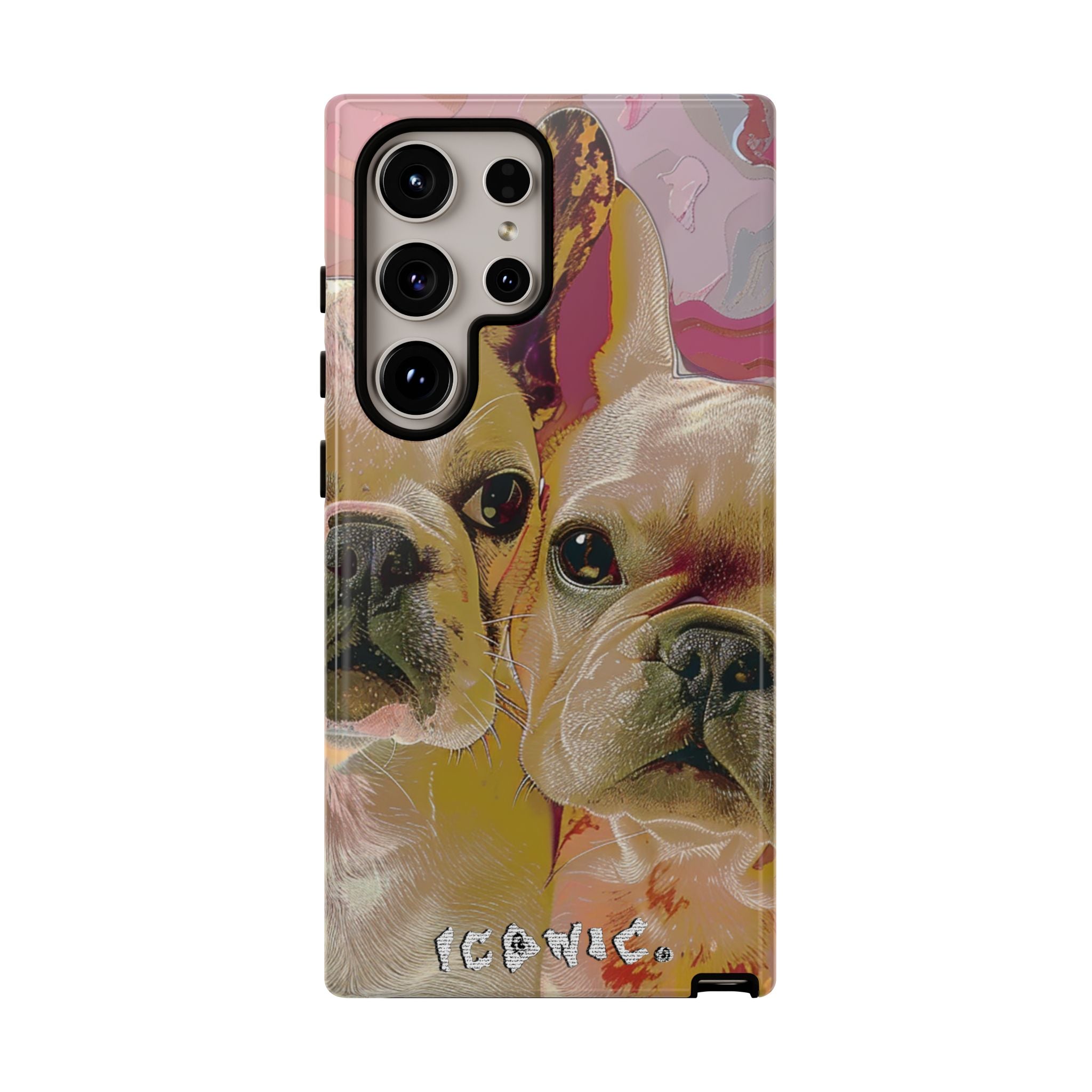 Pink Frenchie Tough Cases