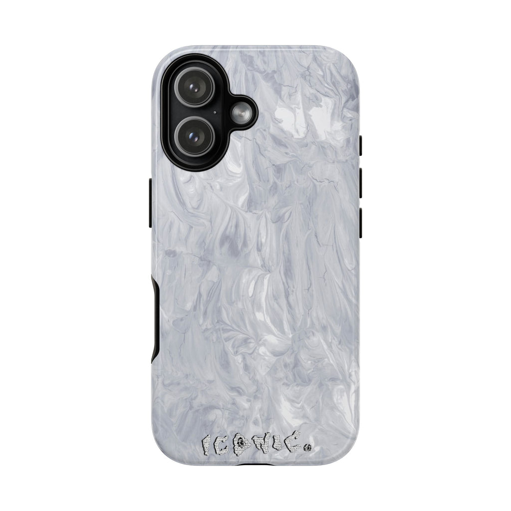 Silver Marble Tough Cases