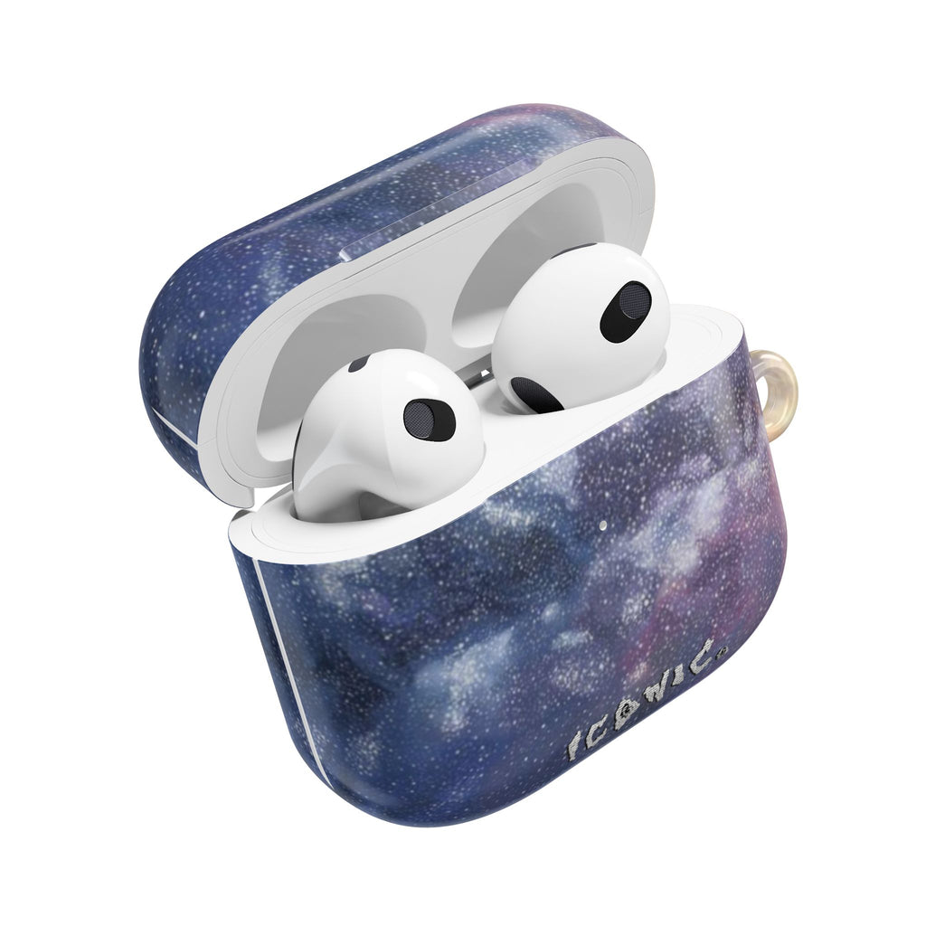 Purple Galaxy AirPod Cases